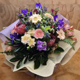 Florist Choice: Apricot, pink and Mauve shades