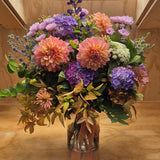 Florist Choice: Apricot, pink and Mauve shades Summer
