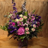 Florist Choice: Purple, white and pink shades