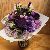 Florist Choice: Purple, white and pink shades