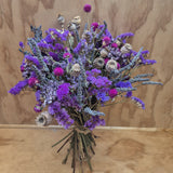 Bluebell-bouquet of dried flowers.