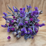 Bluebell-bouquet of dried flowers.