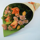 Florist Choice: Lily and Chrysanthemum Roll Wrap