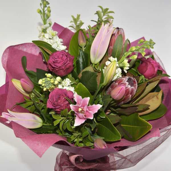 Florist Choice: Shades of Pink Bouquet or Waterbox