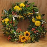 Yellow Toned ANZAC Memorial Wreath