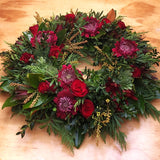 Red Toned ANZAC Memorial Wreath