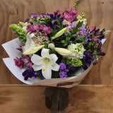 Florist Choice: Purple, white and pink shades