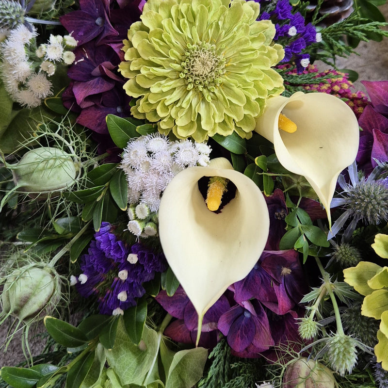 Fresh floral Christmas Wreath