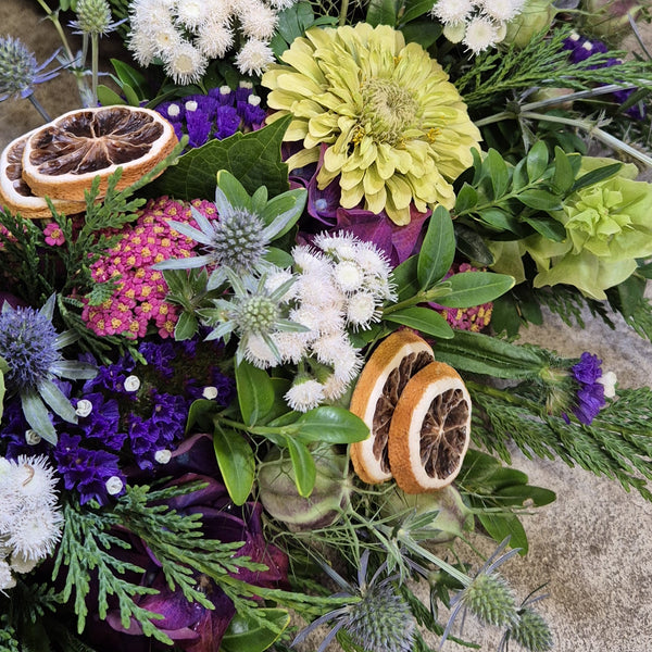 Fresh floral Christmas Wreath