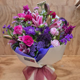 Florist Choice: Purple, white and pink shades