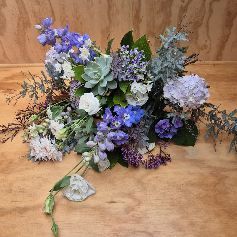 Florist Choice: Purple, white and pink shades