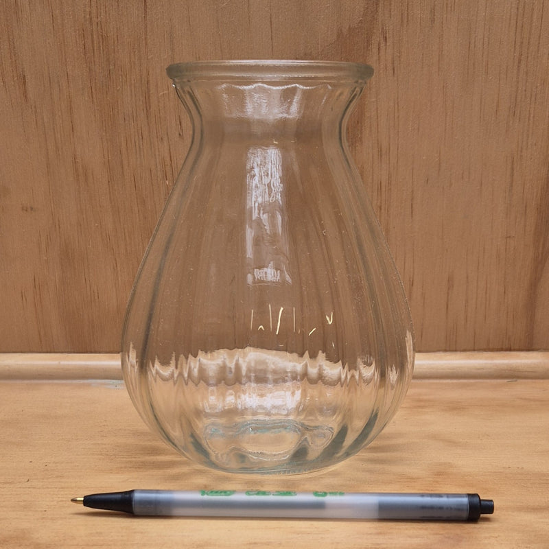 Ribbed Belly vase
