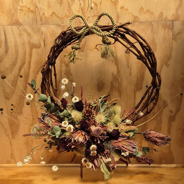 Muted and charming Christmas wreath