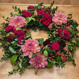 Red Toned ANZAC Memorial Wreath