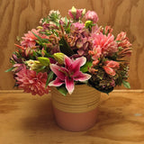 Arrangement in a Bamboo pot