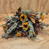 Autumn- dried flower bouquet