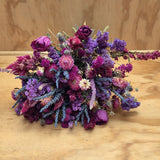 Ruby- dried flower posy
