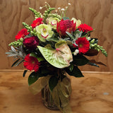 Florist Choice: Red toned flowers