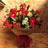 Florist Choice: Red toned flowers