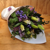 Florist Choice: Purple, white, mauve and pink tones