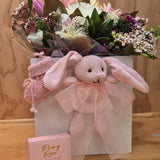 Bunny Rattle baby gift box