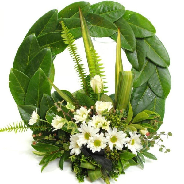 White Toned ANZAC Memorial Wreath