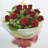 Twelve Roses Gift Wrapped