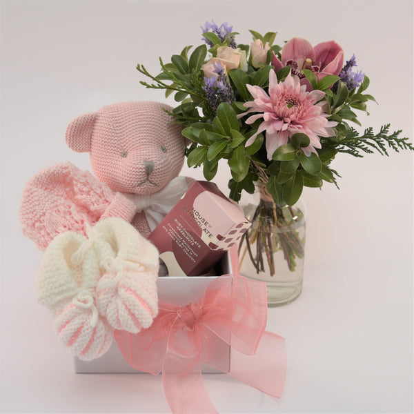 Baby Girl Knitted Gift Box