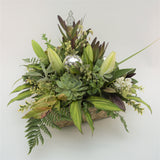Florist Choice: Christmas Flax Box Arrangement