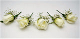 Florist Choice: White Buttonhole