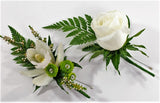Florist Choice: White Buttonhole